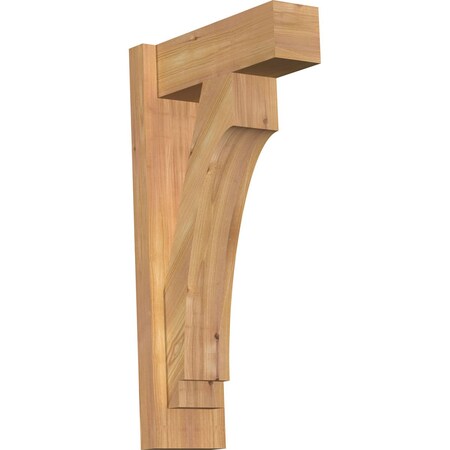 Ekena Millwork Imperial Block Smooth Outlooker, Western Red Cedar, 5 1/2"W x 14"D x 26"H OUT06X14X26IMP05SWR